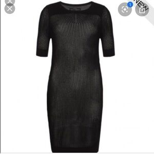 All Saints Marlier open knit dress, size 4